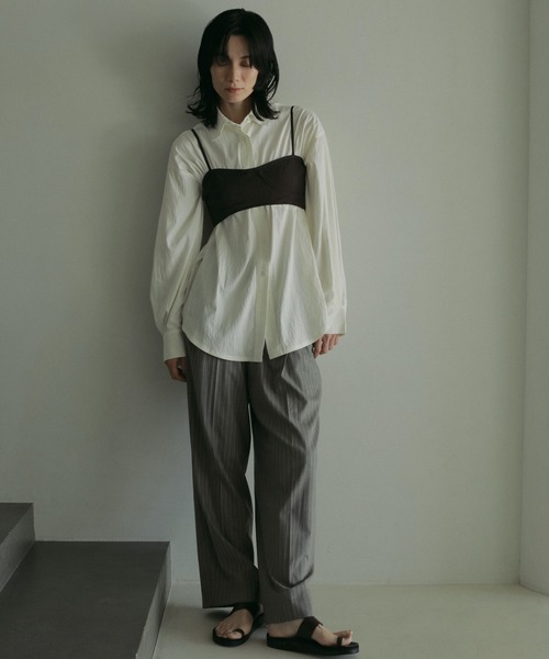 トップス anuke*Chambray Over Shirts anuke Chambray Over Shirts（シャツ／ブラウス）｜BOICE FROM