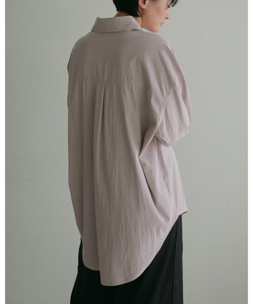 セール】Chambray Over Shirts（シャツ/ブラウス）｜anuke