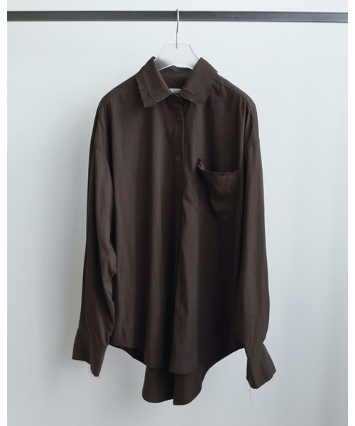 セール】Chambray Over Shirts（シャツ/ブラウス）｜anuke