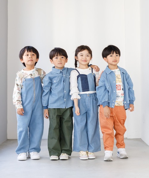 MAKE YOUR DAY（メイクユアデイ）の「後ろ刺繍ミリタリーシャツ■80～140cm（シャツ/ブラウス・キッズ・ブルー/ブラック/カーキ・80/90/100/110/120/130/140）」の20枚目の写真