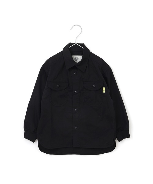 MAKE YOUR DAY（メイクユアデイ）の「後ろ刺繍ミリタリーシャツ■80～140cm（シャツ/ブラウス・キッズ・ブルー/ブラック/カーキ・80/90/100/110/120/130/140）」の21枚目の写真