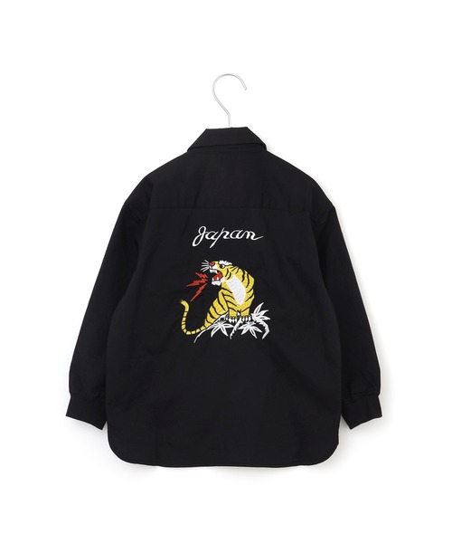 MAKE YOUR DAY（メイクユアデイ）の「後ろ刺繍ミリタリーシャツ■80～140cm（シャツ/ブラウス・キッズ・ブルー/ブラック/カーキ・80/90/100/110/120/130/140）」の22枚目の写真