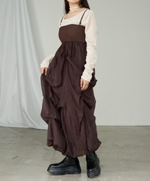 RAY CASSIN | 【1枚で主役級】チュールティアードベアワンピース(ワンピース)