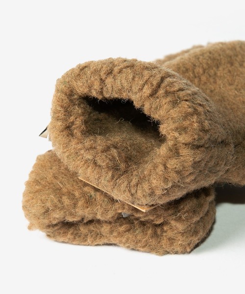 COLD BREAKER（コールドブレーカー）の「Coldbreaker Coldbreaker FREEZE MITTENS with SLITS コールドブレイカー フリーズ ミット 指抜き（手袋・レディース・ダークブラウン/ダークグレー/ナチュラル・MEDIUM/X-SMALL/SMALL）」の9枚目の写真