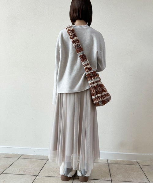 NOLITA LABORATORY(ノリータラボラトリー)の「【 NOLITA / ノリータ 】ボヘミアン エスニック柄 ボア ショルダーバッグ(ショルダーバッグ・レディース・ブラック/レッド/ブラウン・FREE)」の21枚目の写真