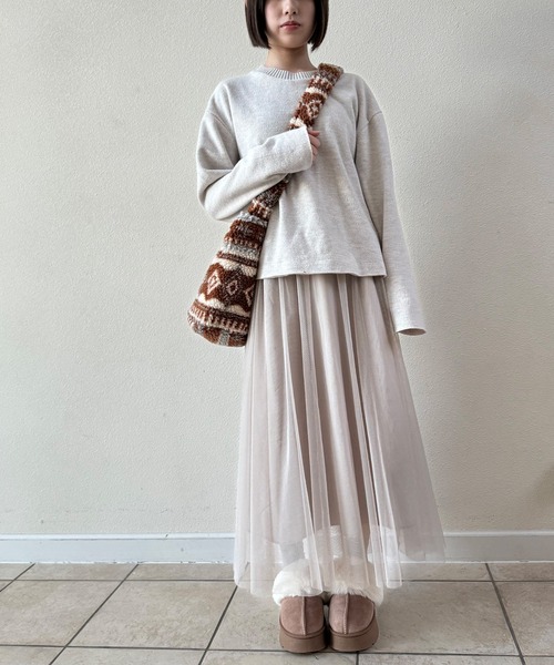 NOLITA LABORATORY(ノリータラボラトリー)の「【 NOLITA / ノリータ 】ボヘミアン エスニック柄 ボア ショルダーバッグ(ショルダーバッグ・レディース・ブラック/レッド/ブラウン・FREE)」の22枚目の写真