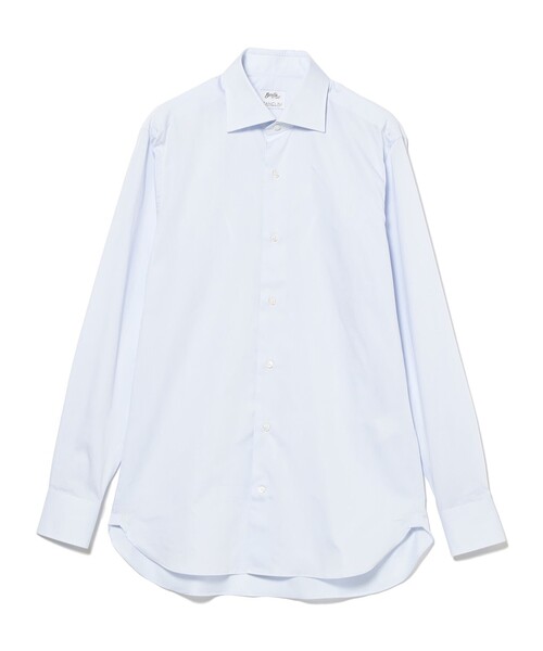 BRILLA per il gusto（ブリッラペルイルグースト）の「コットンツイル ワイドカラーシャツ（シャツ/ブラウス・メンズ・サックスブルー・16.5/14.5/15 /15.5/15.75/16/17）」の4枚目の写真