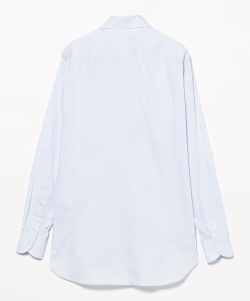 BRILLA per il gusto（ブリッラペルイルグースト）の「コットンツイル ワイドカラーシャツ（シャツ/ブラウス・メンズ・サックスブルー・16.5/14.5/15 /15.5/15.75/16/17）」の6枚目の写真