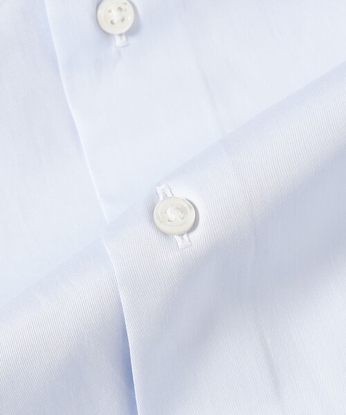 BRILLA per il gusto（ブリッラペルイルグースト）の「コットンツイル ワイドカラーシャツ（シャツ/ブラウス・メンズ・サックスブルー・16.5/14.5/15 /15.5/15.75/16/17）」の7枚目の写真