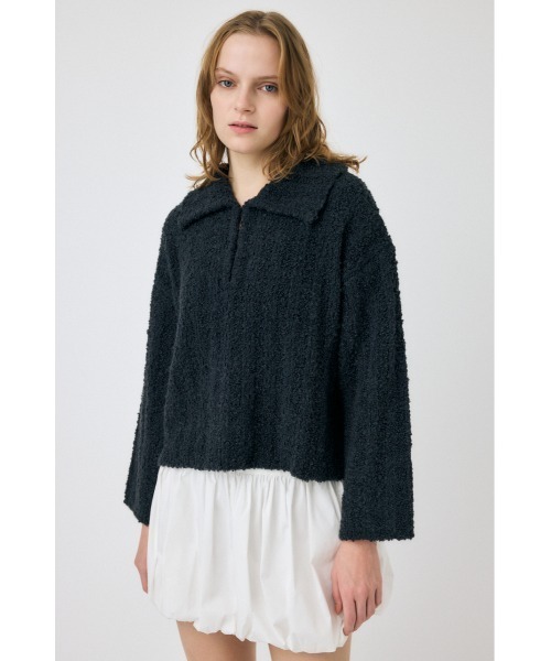 OPEN COLLAR ニット（ニット/セーター）｜MOUSSY（マウジー）