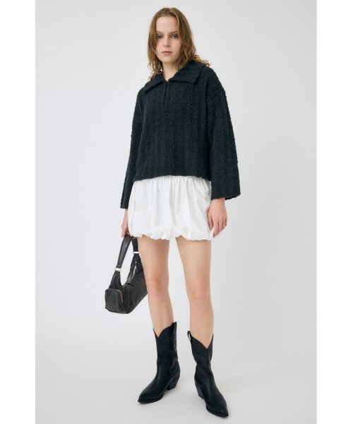 OPEN COLLAR ニット（ニット/セーター）｜MOUSSY（マウジー）