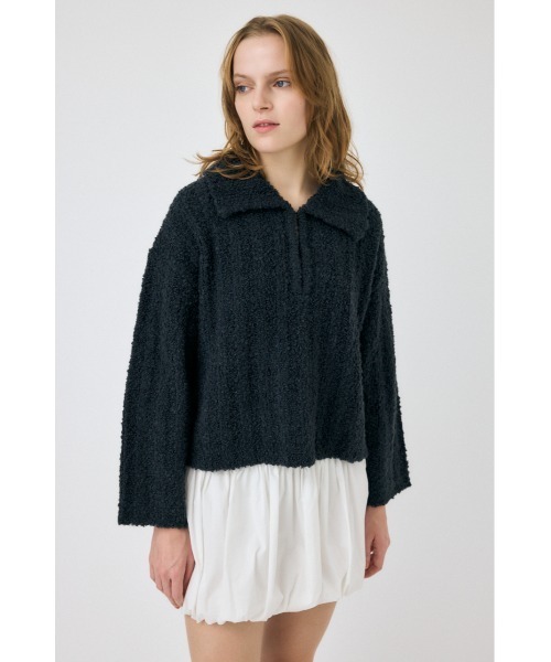 OPEN COLLAR ニット（ニット/セーター）｜MOUSSY（マウジー）