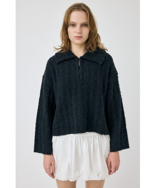 OPEN COLLAR ニット（ニット/セーター）｜MOUSSY（マウジー）