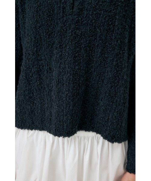 OPEN COLLAR ニット（ニット/セーター）｜MOUSSY（マウジー）