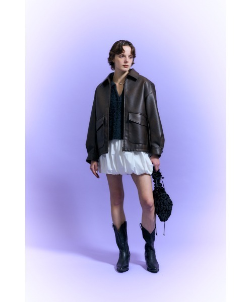 OPEN COLLAR ニット（ニット/セーター）｜MOUSSY（マウジー）