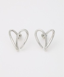 LINE HEART P/EARRING ライン ハート ピアス イヤリング