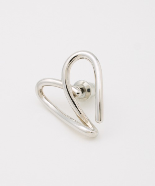 SLY（スライ）の「LINE HEART P/EARRING ライン ハート ピアス イヤリング（ピアス（両耳用）・レディース・シルバー/ゴールド・FREE）」の11枚目の写真