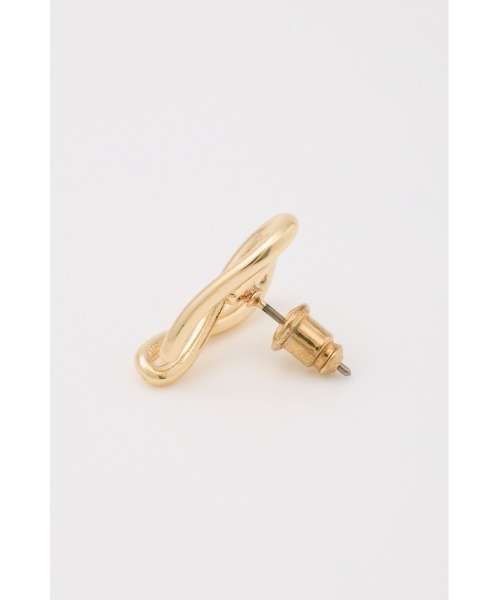 SLY（スライ）の「LINE HEART P/EARRING ライン ハート ピアス イヤリング（ピアス（両耳用）・レディース・シルバー/ゴールド・FREE）」の5枚目の写真