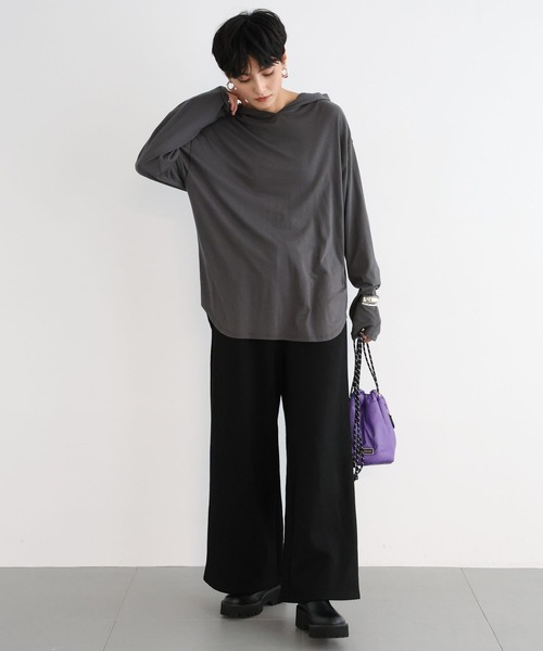 BARNYARDSTORM（バンヤードストーム）の「BARNYARDSTORM /  裏起毛ソフトパンツ（スウェットパンツ・レディース・ブラック/ブラウン/グレー・FREE）」の19枚目の写真