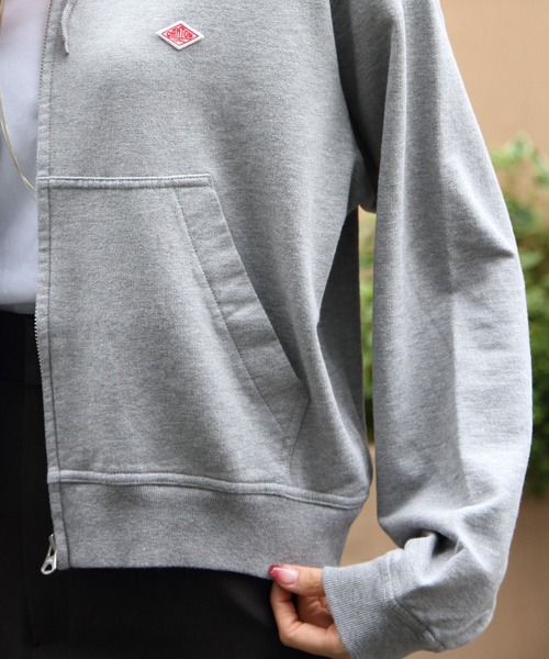 DANTON（ダントン）の「DANTON/ダントン　ジップフーディ　 ZIP HOODIE　DT-C0411 CIN　（ウィメンズ）（パーカー・レディース・チャコールグレー/トップグレー/ナチュラル/ダークブルー・38）」の11枚目の写真