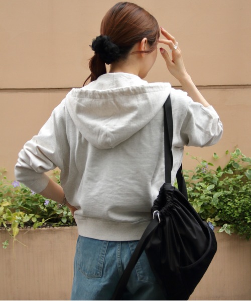 DANTON（ダントン）の「DANTON/ダントン　ジップフーディ　 ZIP HOODIE　DT-C0411 CIN　（ウィメンズ）（パーカー・レディース・チャコールグレー/トップグレー/ナチュラル/ダークブルー・38）」の16枚目の写真