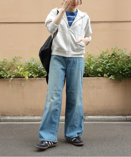 DANTON（ダントン）の「DANTON/ダントン　ジップフーディ　 ZIP HOODIE　DT-C0411 CIN　（ウィメンズ）（パーカー・レディース・チャコールグレー/トップグレー/ナチュラル/ダークブルー・38）」の18枚目の写真