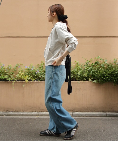 DANTON（ダントン）の「DANTON/ダントン　ジップフーディ　 ZIP HOODIE　DT-C0411 CIN　（ウィメンズ）（パーカー・レディース・チャコールグレー/トップグレー/ナチュラル/ダークブルー・38）」の19枚目の写真