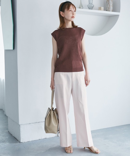 【極美品】ROPE　ロペ　グレー　イタリア生地　パンツ スーツ 　総裏　日本製 極美品】ROPE ロペ グレー イタリア生地 パンツ スーツ 総裏