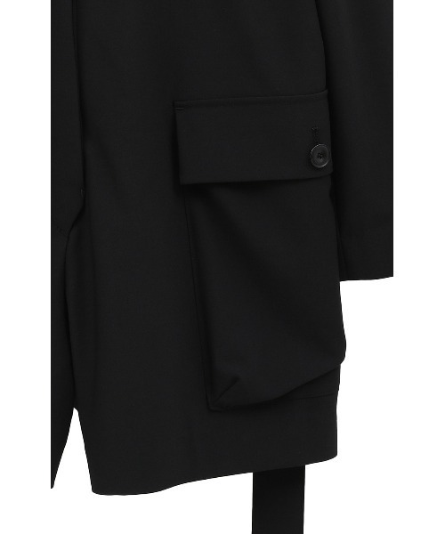 CLANE(クラネ)の「CLANE/クラネ/MILITARY SHORT ALL IN ONE(つなぎ/オールインワン・レディース・ブラック/アイボリー・1)」の18枚目の写真