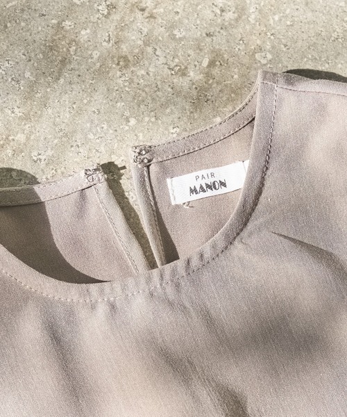 pairmanon(ペアマノン)の「ボレロ&ノースリーブプリーツワンピース(ワンピース・キッズ・ベージュ/ネイビー・140/130/150/100/120/110/90)」の5枚目の写真