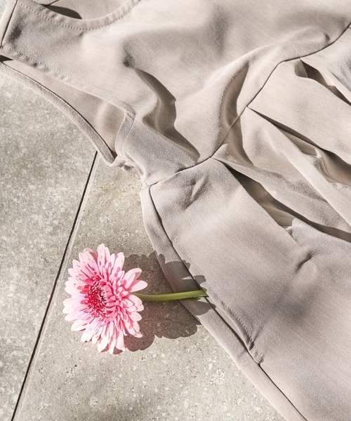 pairmanon(ペアマノン)の「ボレロ&ノースリーブプリーツワンピース(ワンピース・キッズ・ベージュ/ネイビー・140/130/150/100/120/110/90)」の6枚目の写真