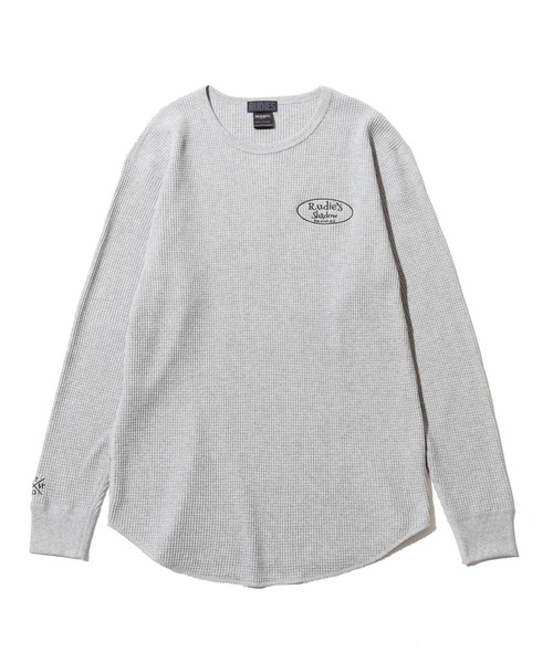 RUDIE'S(ルーディーズ)の「F.D.S. -WAFFLE LS TEE(Tシャツ/カットソー・メンズ・グレー/ブラック・L/XL/M)」の9枚目の写真