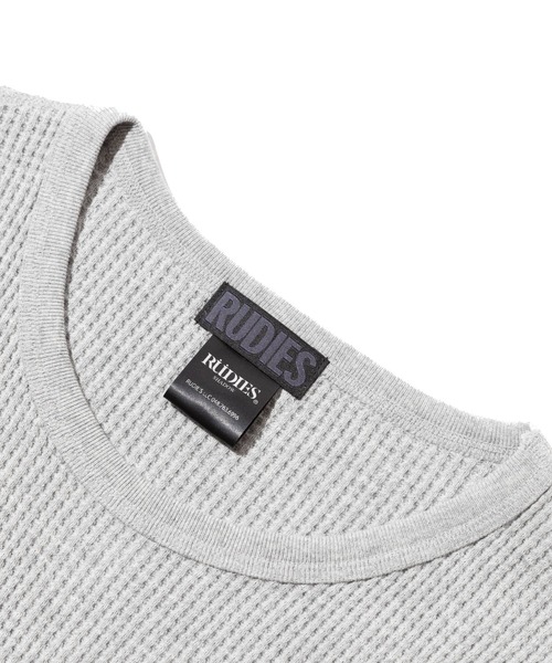 RUDIE'S(ルーディーズ)の「F.D.S. -WAFFLE LS TEE(Tシャツ/カットソー・メンズ・グレー/ブラック・L/XL/M)」の11枚目の写真