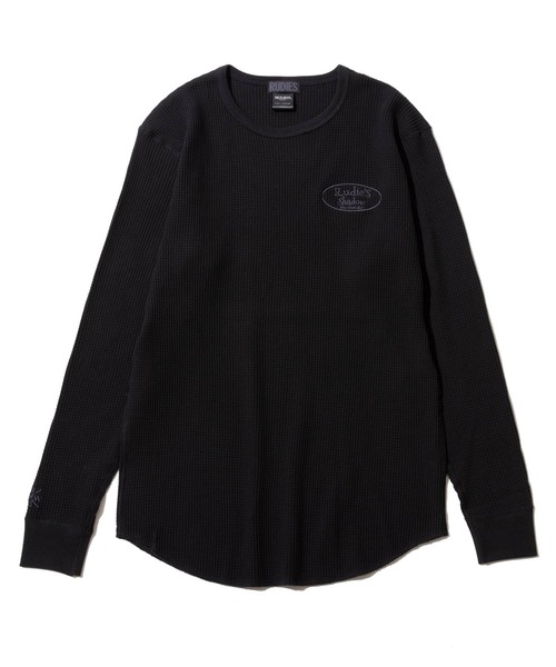 RUDIE'S(ルーディーズ)の「F.D.S. -WAFFLE LS TEE(Tシャツ/カットソー・メンズ・グレー/ブラック・L/XL/M)」の3枚目の写真