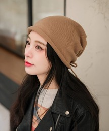 L LABEL（エルラベル）の「ドローコードニットビーニー（ニットキャップ/ビーニー）」