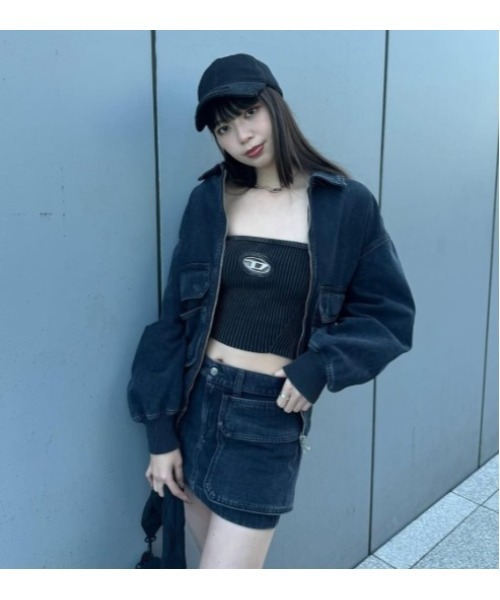 メンズ ジップアップデニムジャケット D-KURZ（デニムジャケット