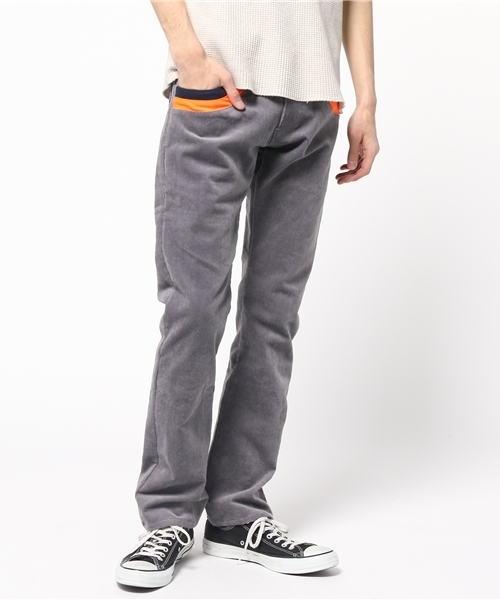 ALDIES（アールディーズ）の「CD Decoration Skinny ストレッチコーデュロイ 刺繍入り スキニー（その他パンツ・メンズ・その他/ネイビー/ブラウン/グレー・SMALL/LARGE/MEDIUM）」の2枚目の写真