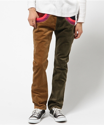 ALDIES | CD Decoration Skinny ストレッチコーデュロイ 刺繍入り スキニー(その他パンツ)