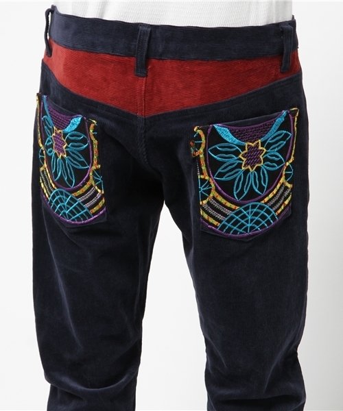 ALDIES（アールディーズ）の「CD Decoration Skinny ストレッチコーデュロイ 刺繍入り スキニー（その他パンツ・メンズ・その他/ネイビー/ブラウン/グレー・SMALL/LARGE/MEDIUM）」の11枚目の写真