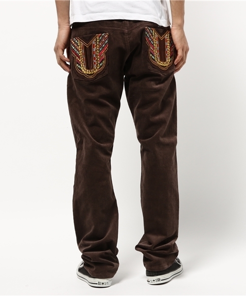 ALDIES（アールディーズ）の「CD Decoration Skinny ストレッチコーデュロイ 刺繍入り スキニー（その他パンツ・メンズ・その他/ネイビー/ブラウン/グレー・SMALL/LARGE/MEDIUM）」の15枚目の写真