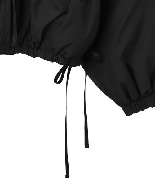 WEGO（ウィゴー）の「WEGO/リボンフードブルゾン（ブルゾン・レディース・ホワイト/ブラック・FREE）」の3枚目の写真