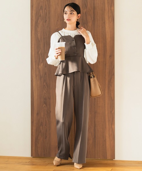 2025新作》【洗える/セットアップ対応/セレモニー】2WAYペプラム