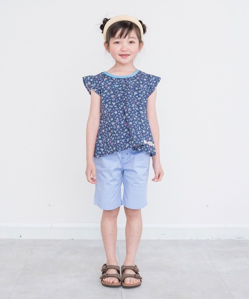 RAGMART（ラグマート）の「フレンチスリーブブラウス（シャツ/ブラウス・キッズ・ピンク/ネイビー/パープル・100cm/110cm/120cm/130cm）」の4枚目の写真