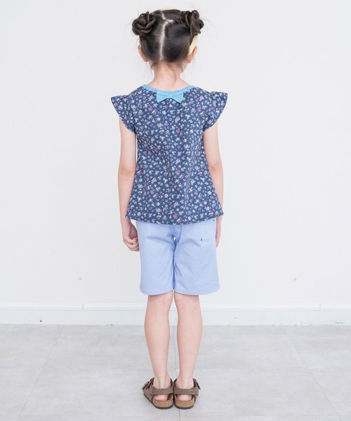 RAGMART（ラグマート）の「フレンチスリーブブラウス（シャツ/ブラウス・キッズ・ピンク/ネイビー/パープル・100cm/110cm/120cm/130cm）」の6枚目の写真