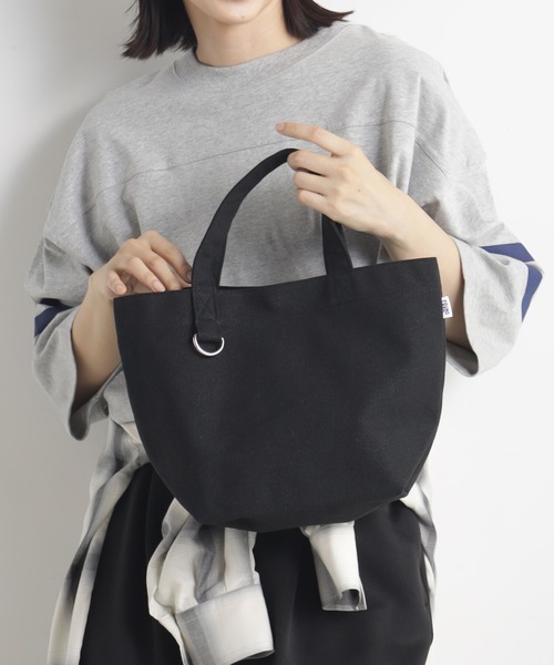 FOUND GOOD（ファウンドグッド）の「キャンバスミニトート（トートバッグ・レディース・グレー系/ブラック/アイボリー/ブラウン系・FREE）」の2枚目の写真