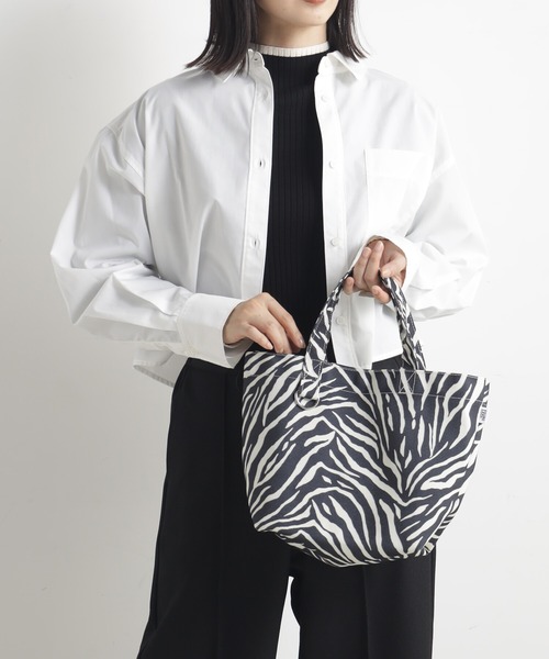 FOUND GOOD（ファウンドグッド）の「キャンバスミニトート（トートバッグ・レディース・グレー系/ブラック/アイボリー/ブラウン系・FREE）」の8枚目の写真