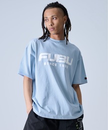 FUBU フブ ブランド ロゴ 刺繍 アメカジ クルーネック 半袖 Tシャツ ティーシャツ