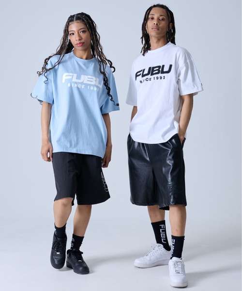 FUBU( フブ)の「FUBU フブ ブランド ロゴ 刺繍 アメカジ クルーネック 半袖 Tシャツ ティーシャツ(Tシャツ/カットソー・メンズ・ホワイト/ブラック/ライトブルー・L/XL/XXL/M)」の5枚目の写真