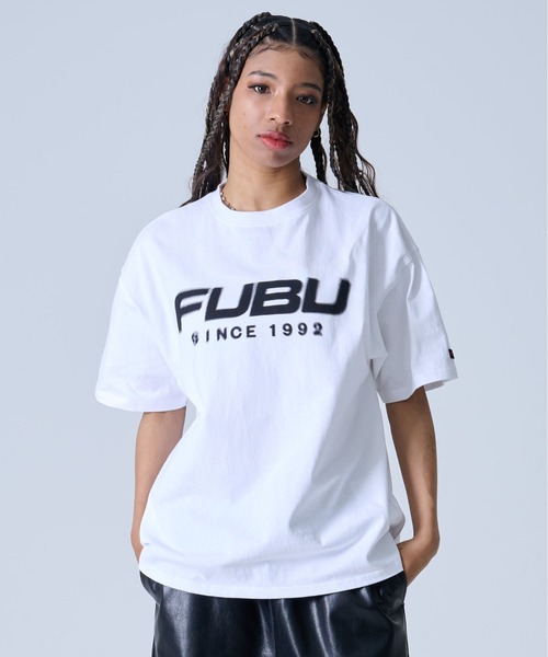 FUBU( フブ)の「FUBU フブ ブランド ロゴ 刺繍 アメカジ クルーネック 半袖 Tシャツ ティーシャツ(Tシャツ/カットソー・メンズ・ホワイト/ブラック/ライトブルー・L/XL/XXL/M)」の10枚目の写真