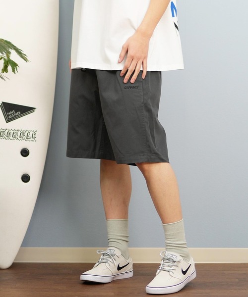 FCRB × GRAMICCI ハーフパンツ　ロゴ　コラボ　ベージュ　L FCRB × GRAMICCI ハーフパンツ ロゴ コラボ ベージュ L グラミチ